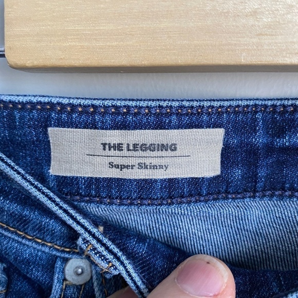 AG Adriano Goldschmied Blue Straight Leg Jeans - Picture 3 of 13